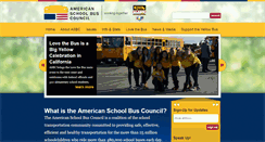 Desktop Screenshot of americanschoolbuscouncil.org